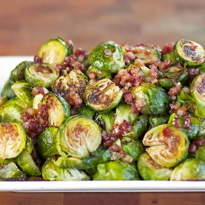 Brussels sprouts with pancetta