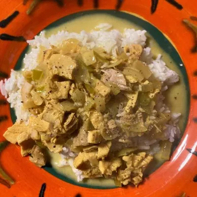 Creamy Left Over Turkey Curry