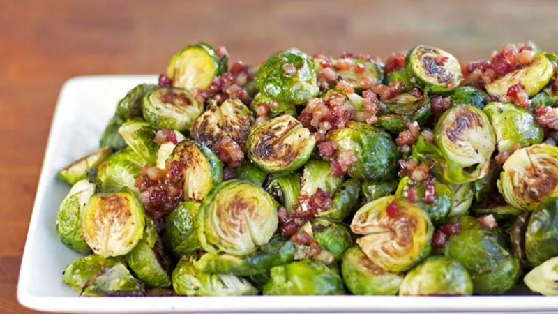 Brussels sprouts with pancetta