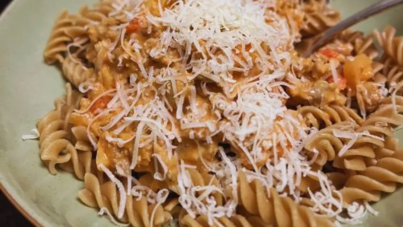 Creamy Sicilian Sausage Pasta with Fusilli