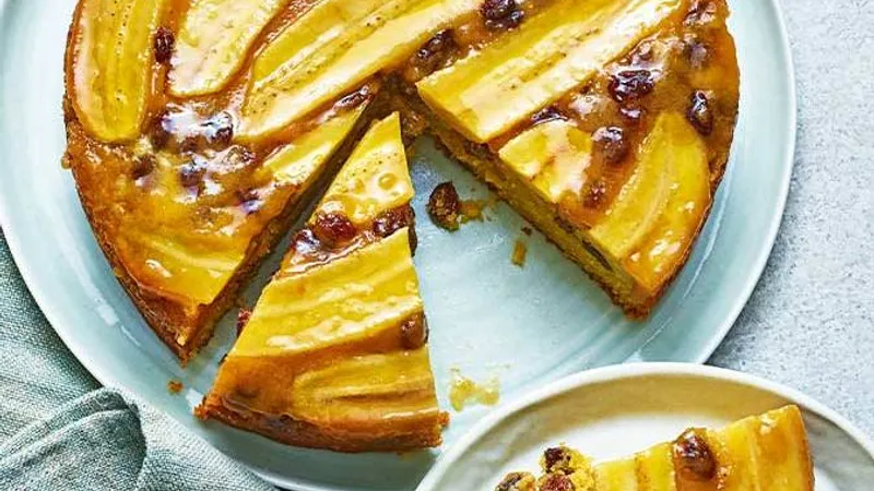 Rum and Raisin Banana Cake