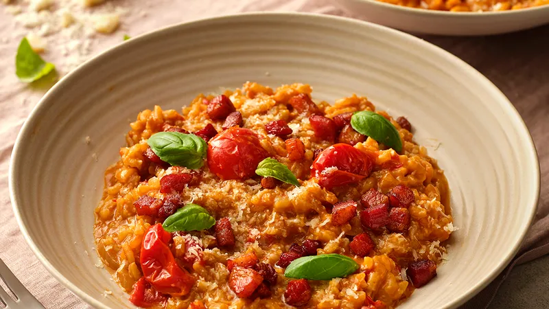 Tomato and Mascarpone Risotto