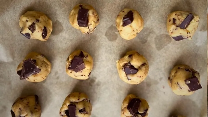 Mini chocolate chip cookies