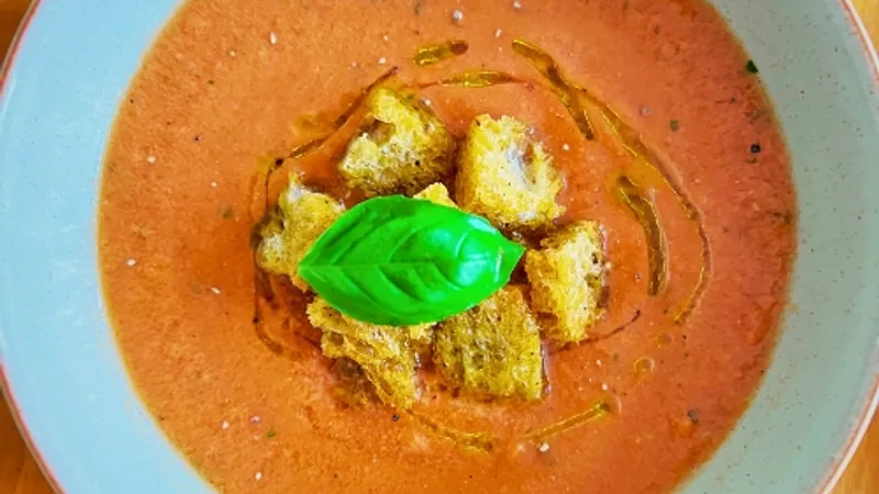 Easy Cherry Tomato Gazpacho